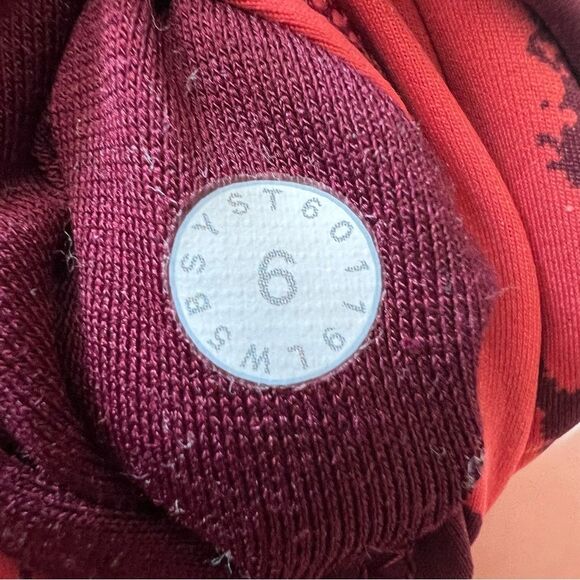 Lululemon wunder under high rise tight women’s size 6 orange red 25.5” inseam - Picture 5 of 5